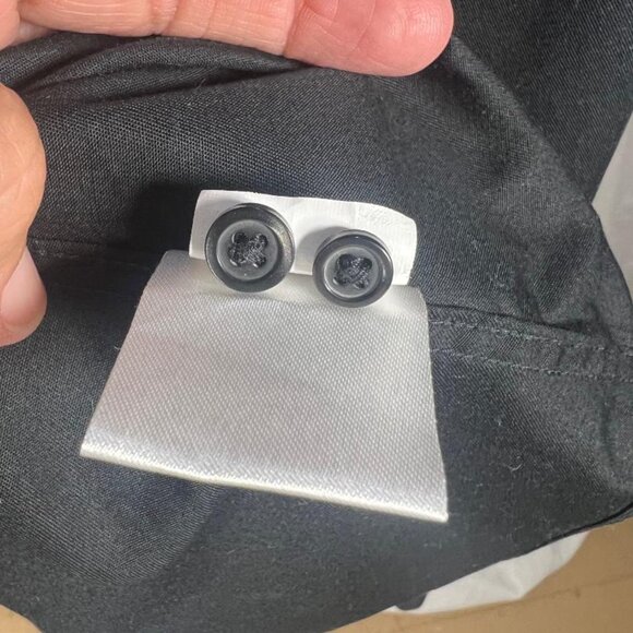 Androgynous Fox Swift Fox Long Sleeve Button Up Shirt in Black - Size XL - Picture 5 of 6